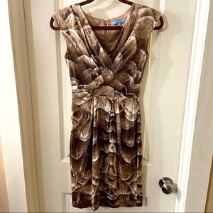 Womens Antonio Melani Silk Career Dress, Size 0